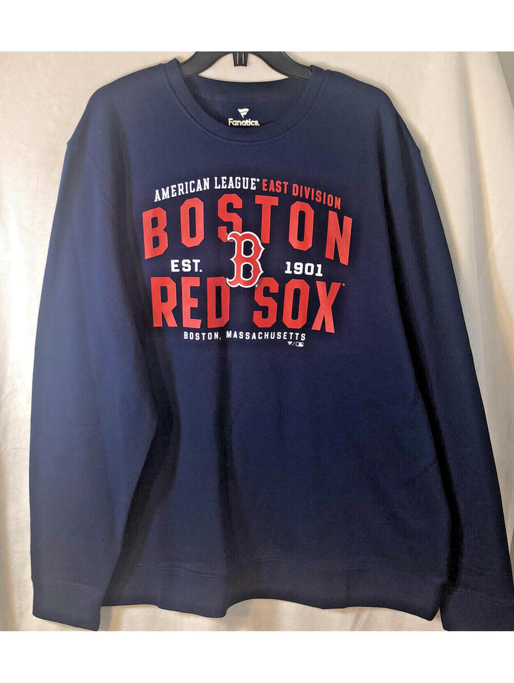 Boston Red Sox MLB Baseball Poly Sweatshirt Classic Pull over 2XL Men's New